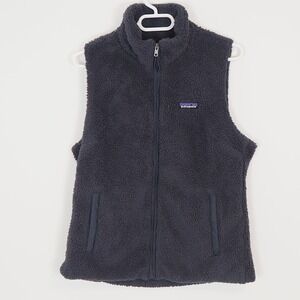 Patagonia Los Gatos Women's Vest Drifter Gray Size Large Outdoor Sherpa Hiking